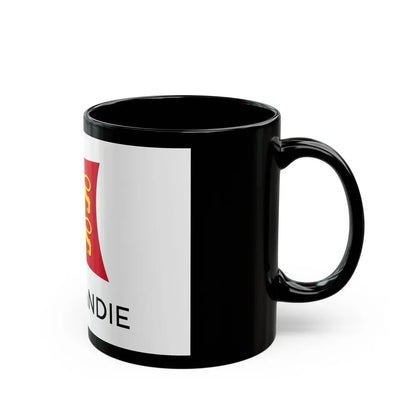 Flag of Normandy France - Black Coffee Mug - Go Mug Yourself