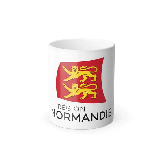 Flag of Normandy France - Color Changing Coffee Mug 11oz - Go Mug Yourself
