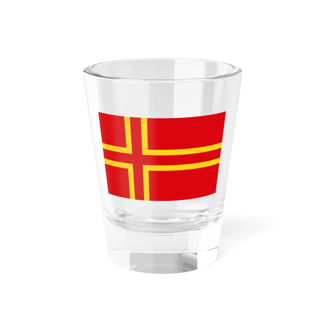 Flag of Normandy (France) Shot Glass 1.5oz 1.5oz - Go Mug Yourself