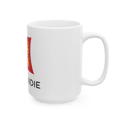 Flag of Normandy France - White Coffee Mug - Go Mug Yourself