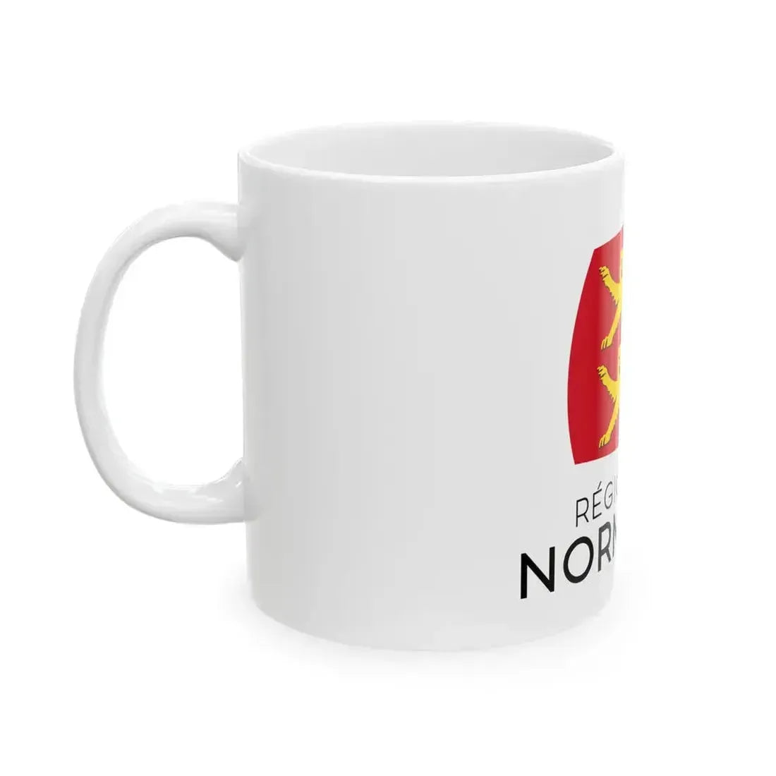 Flag of Normandy France - White Coffee Mug - Go Mug Yourself