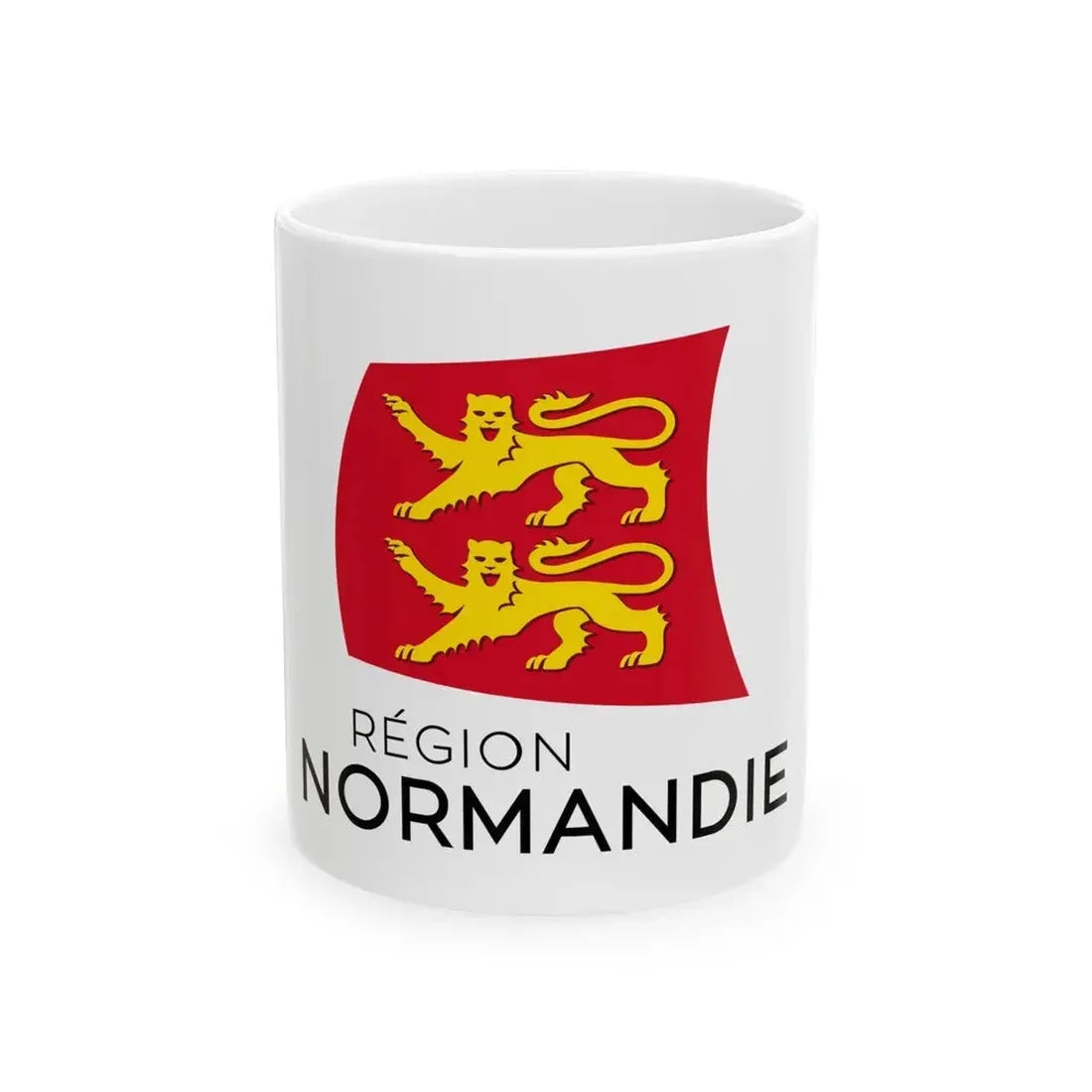 Flag of Normandy France - White Coffee Mug - Go Mug Yourself