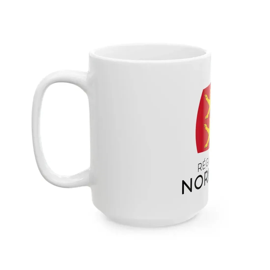 Flag of Normandy France - White Coffee Mug - Go Mug Yourself