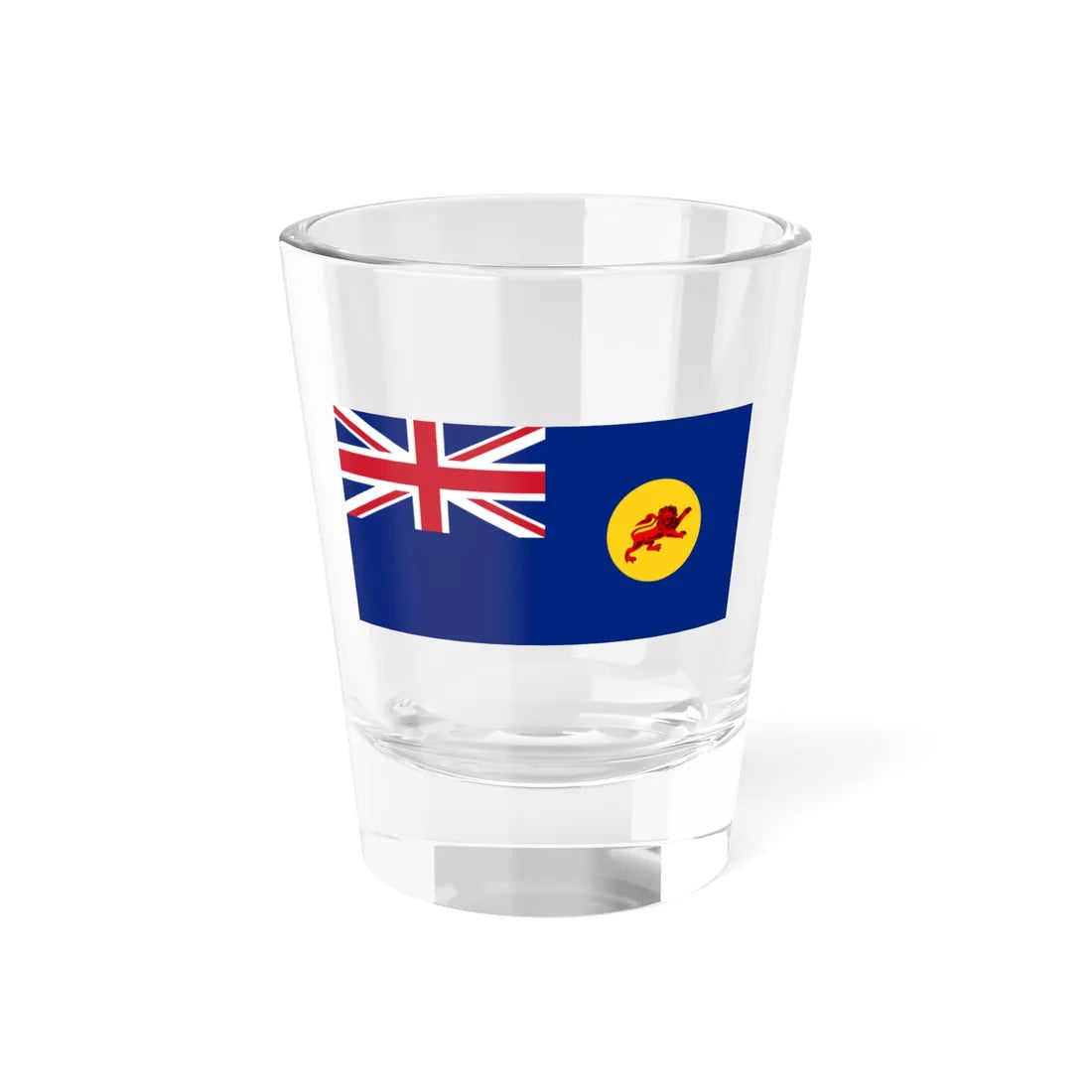 Flag of North Borneo 1882-1902 (Malaysia) Shot Glass 1.5oz 1.5oz - Go Mug Yourself