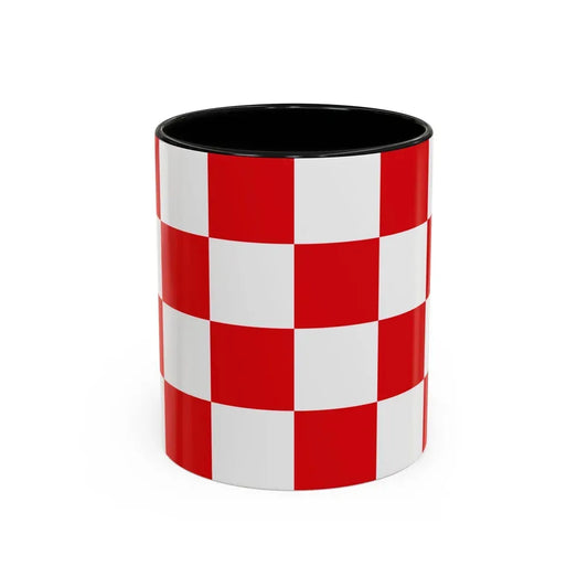 Flag of North Brabant Netherlands - Accent Coffee Mug 11oz Black - Go Mug Yourself