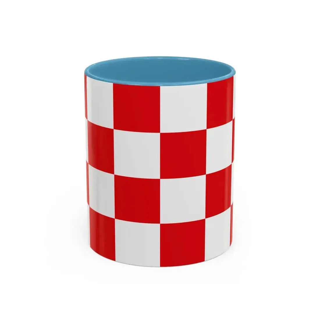 Flag of North Brabant Netherlands - Accent Coffee Mug 11oz Light Blue - Go Mug Yourself