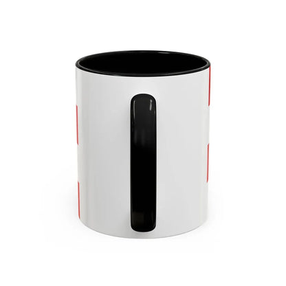 Flag of North Brabant Netherlands - Accent Coffee Mug - Go Mug Yourself