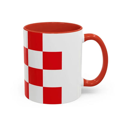 Flag of North Brabant Netherlands - Accent Coffee Mug - Go Mug Yourself