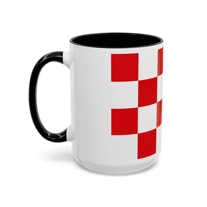 Flag of North Brabant Netherlands - Accent Coffee Mug - Go Mug Yourself