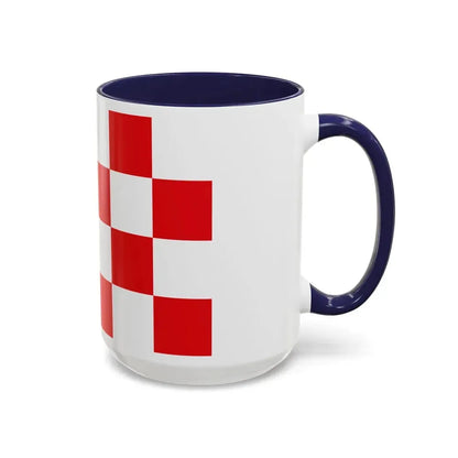 Flag of North Brabant Netherlands - Accent Coffee Mug - Go Mug Yourself