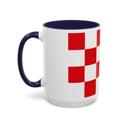 Flag of North Brabant Netherlands - Accent Coffee Mug - Go Mug Yourself