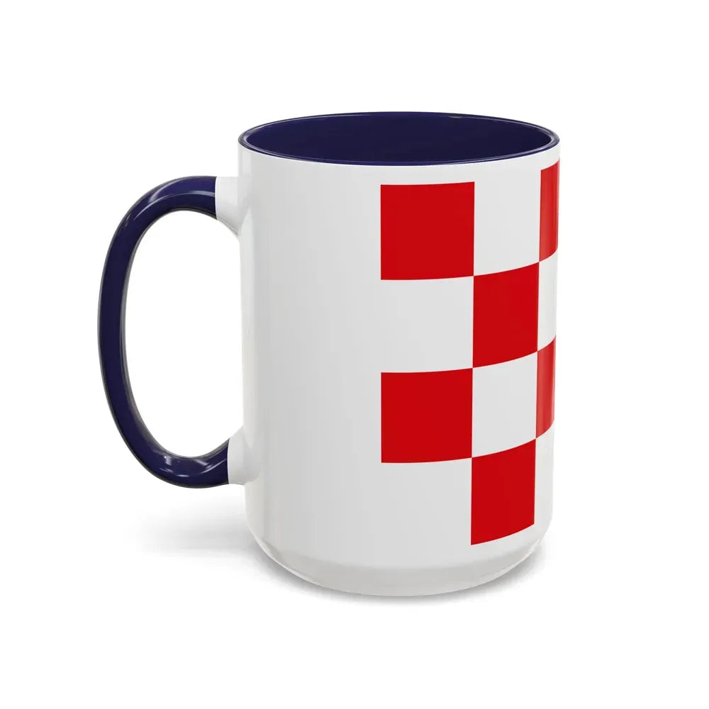 Flag of North Brabant Netherlands - Accent Coffee Mug - Go Mug Yourself
