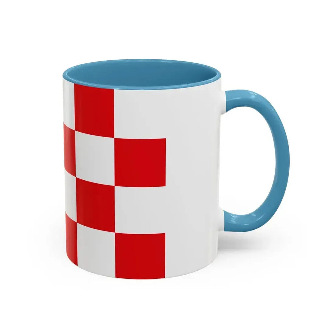 Flag of North Brabant Netherlands - Accent Coffee Mug - Go Mug Yourself