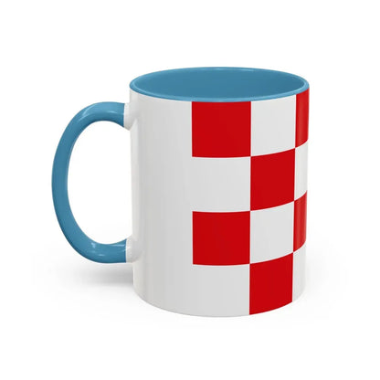 Flag of North Brabant Netherlands - Accent Coffee Mug - Go Mug Yourself