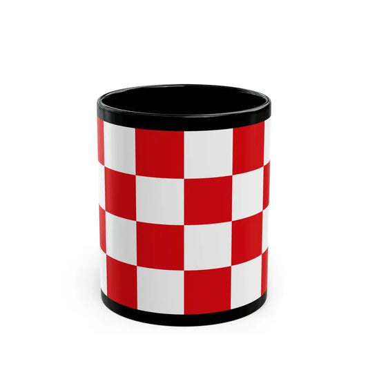Flag of North Brabant Netherlands - Black Coffee Mug 11oz - Go Mug Yourself