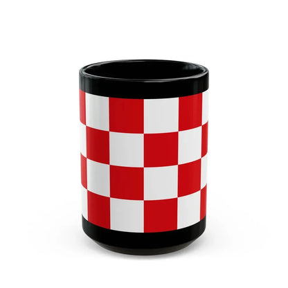 Flag of North Brabant Netherlands - Black Coffee Mug 15oz - Go Mug Yourself