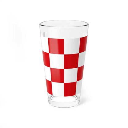 Flag of North Brabant Netherlands - Pint Glass 16oz 16oz - Go Mug Yourself