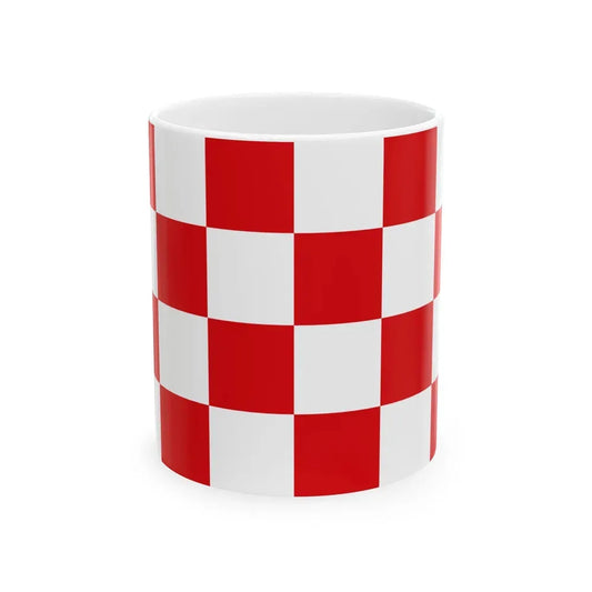 Flag of North Brabant Netherlands - White Coffee Mug 11oz - Go Mug Yourself