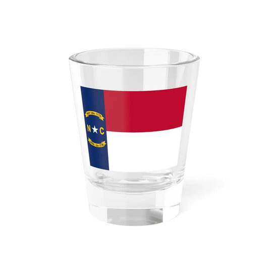 Flag of North Carolina 1885-1991 (United States) Shot Glass 1.5oz 1.5oz - Go Mug Yourself