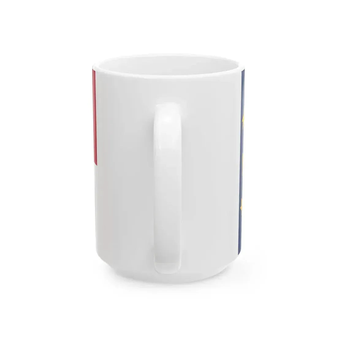 Flag of North Carolina 3-2 (United States) White Coffee Mug - Go Mug Yourself