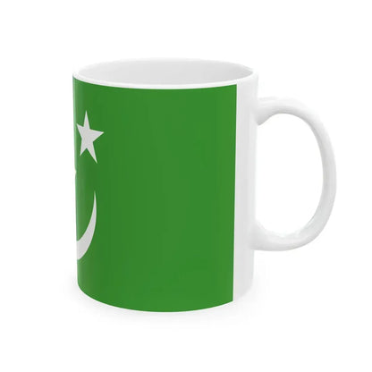 Flag of North Caucasian Emirate (Russia) White Coffee Mug - Go Mug Yourself
