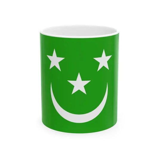 Flag of North Caucasus (Russia) White Coffee Mug 11oz - Go Mug Yourself