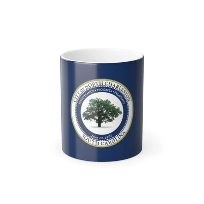 Flag of North Charleston, South Carolina - Color Changing Coffee Mug-11oz-Go Mug Yourself