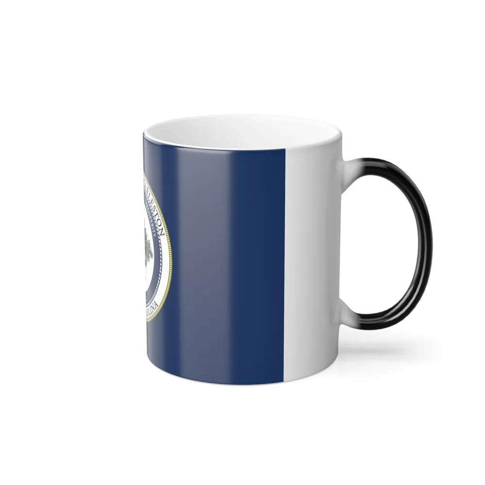 Flag of North Charleston, South Carolina - Color Changing Coffee Mug-Go Mug Yourself