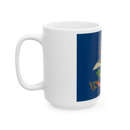 Flag of North Dakota (United States) White Coffee Mug - Go Mug Yourself