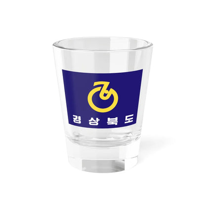Flag of North Gyeongsang Province 1966-1997 (Korea) Shot Glass 1.5oz 1.5oz - Go Mug Yourself