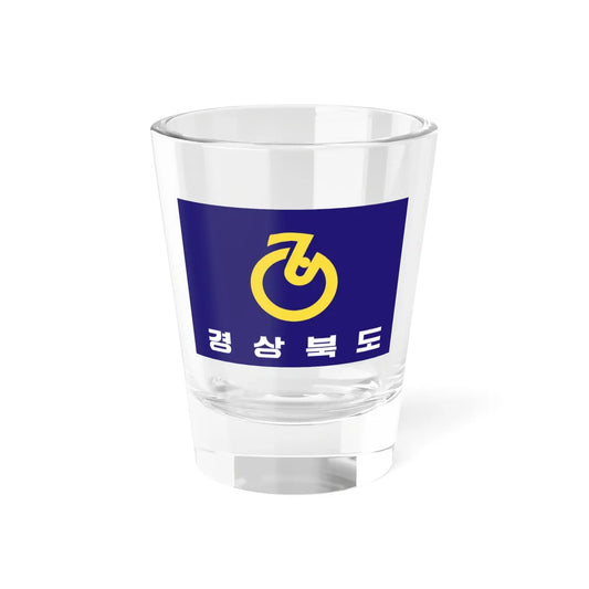 Flag of North Gyeongsang Province 1966-1997 (Korea) Shot Glass 1.5oz 1.5oz - Go Mug Yourself