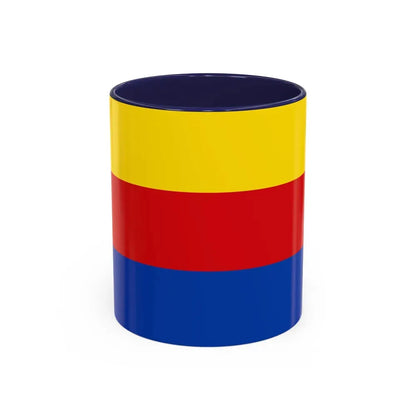 Flag of North Holland Netherlands - Accent Coffee Mug 11oz Navy - Go Mug Yourself