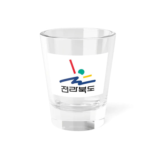 Flag of North Jeolla Province 1997-2009 (Korea) Shot Glass 1.5oz 1.5oz - Go Mug Yourself