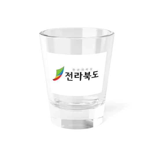 Flag of North Jeolla Province 2009-2024 (Korea) Shot Glass 1.5oz 1.5oz - Go Mug Yourself