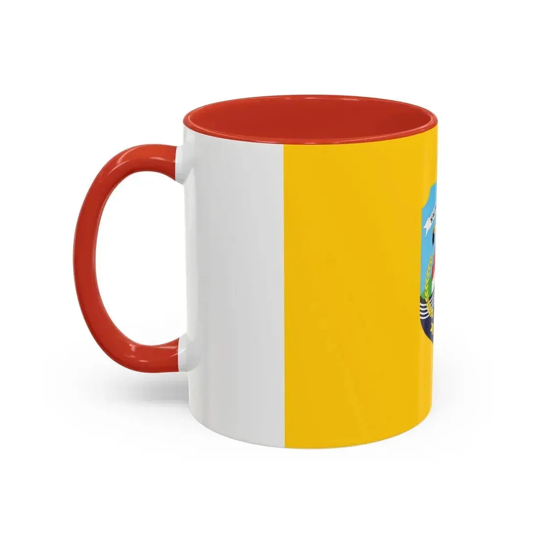 Flag of North Kalimantan Indonesia - Accent Coffee Mug - Go Mug Yourself