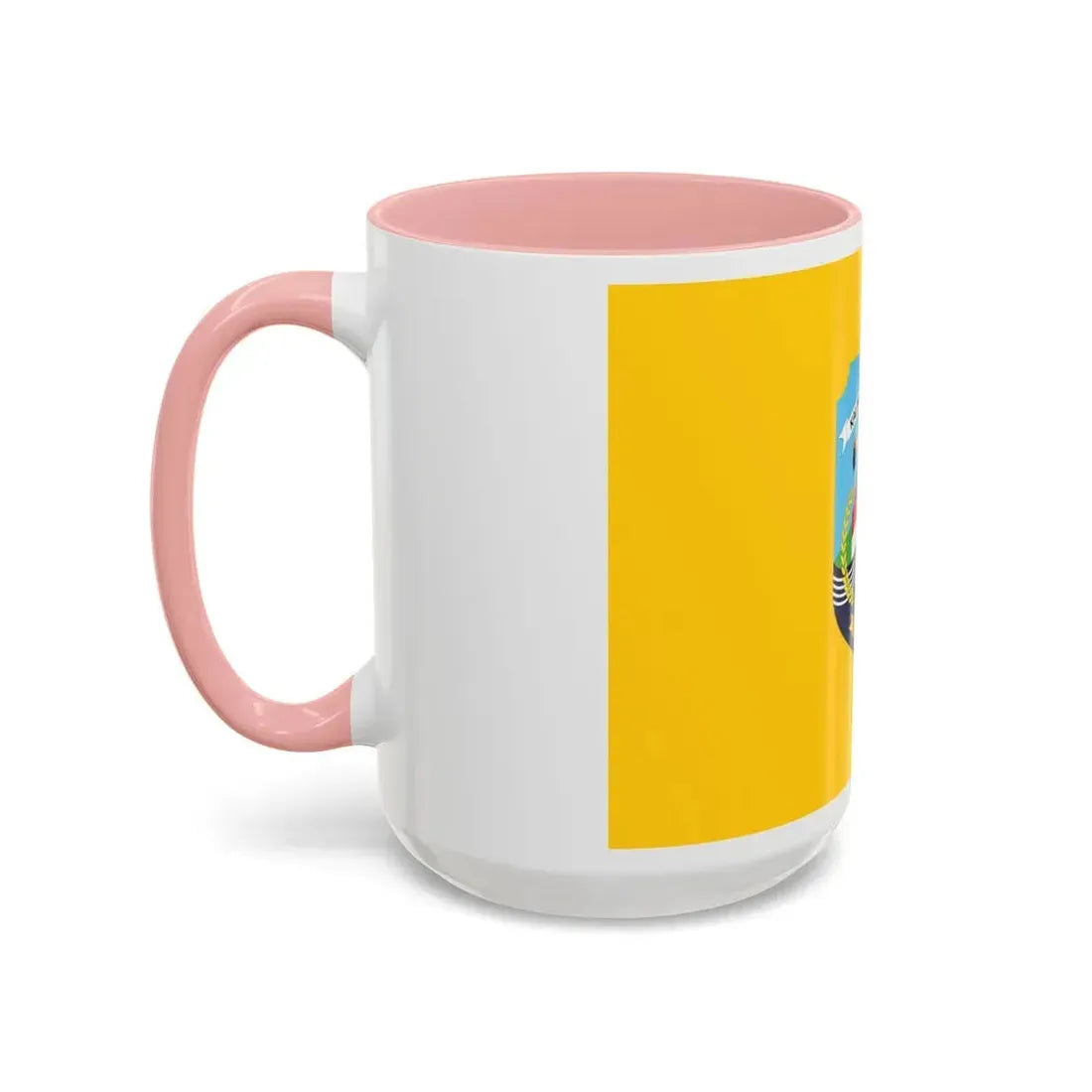 Flag of North Kalimantan Indonesia - Accent Coffee Mug - Go Mug Yourself
