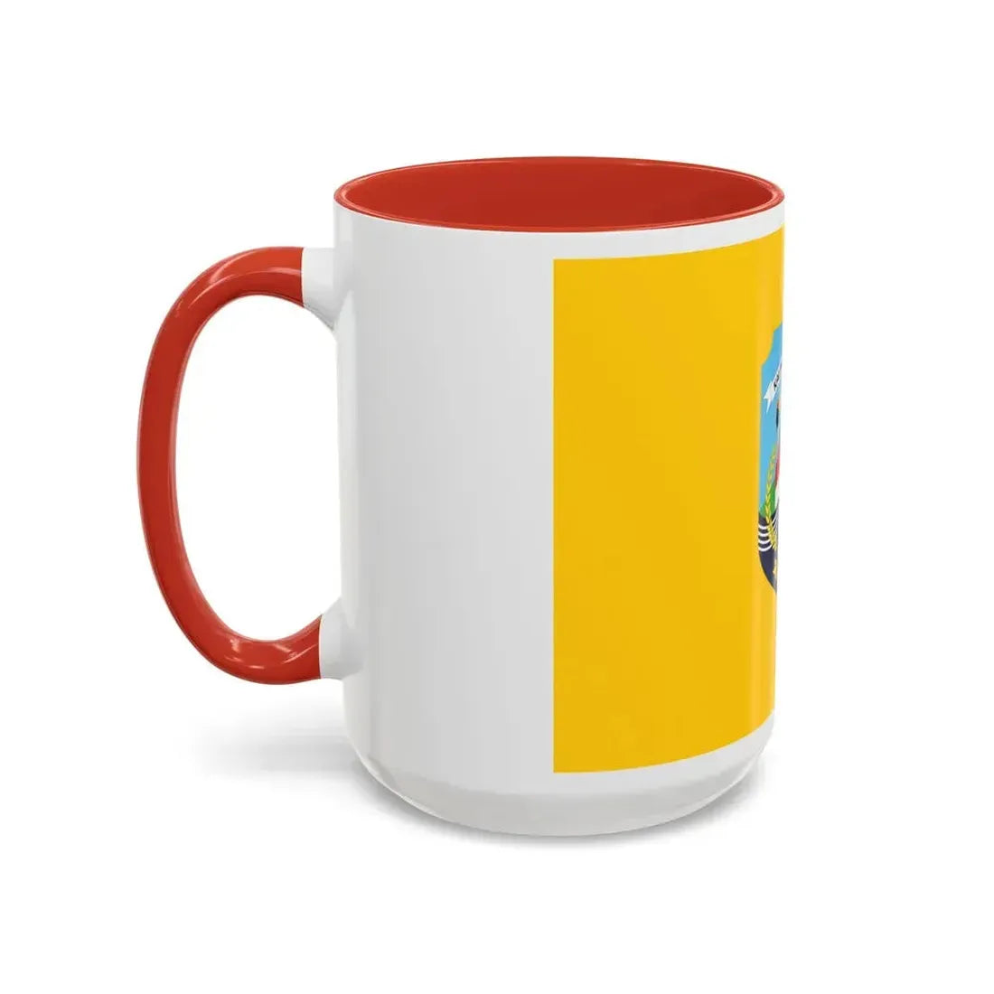Flag of North Kalimantan Indonesia - Accent Coffee Mug - Go Mug Yourself