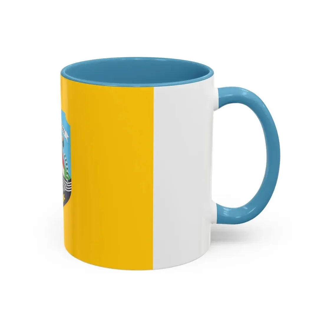 Flag of North Kalimantan Indonesia - Accent Coffee Mug - Go Mug Yourself