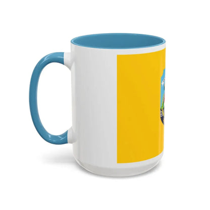 Flag of North Kalimantan Indonesia - Accent Coffee Mug - Go Mug Yourself