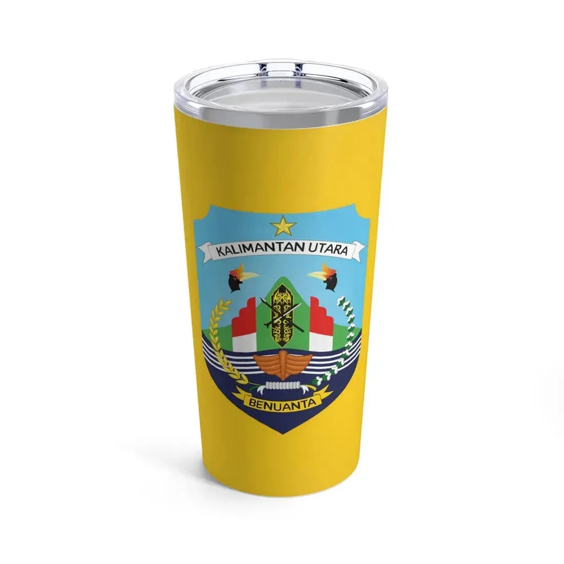 Flag of North Kalimantan Indonesia - Tumbler 20oz 20oz - Go Mug Yourself