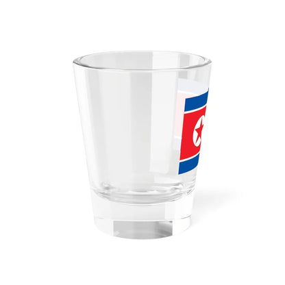 Flag of North Korea 1948-1992 3-2 (Korea) Shot Glass 1.5oz - Go Mug Yourself