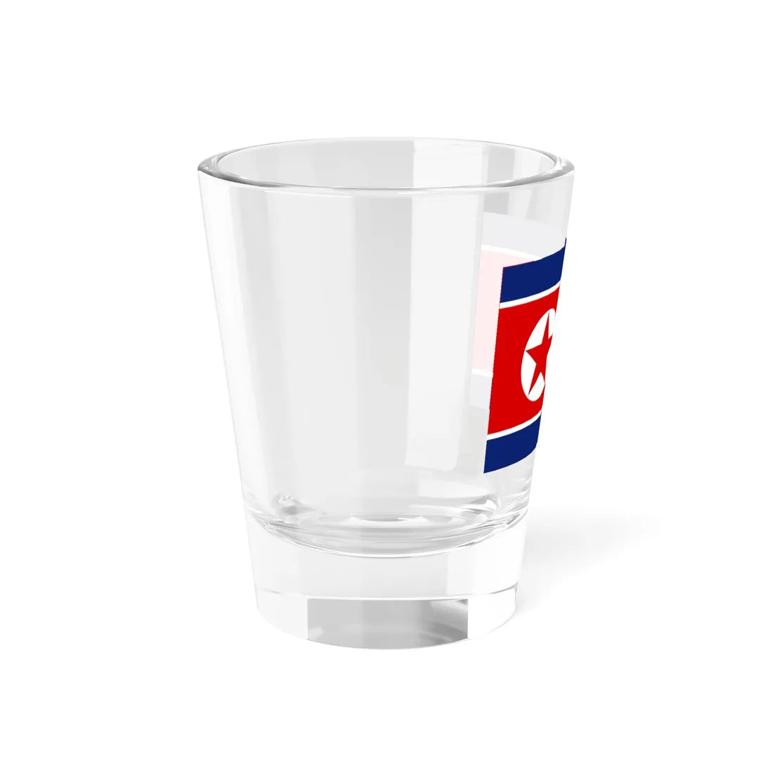 Flag of North Korea 3-2 alternative colours tone version (Korea) Shot Glass 1.5oz - Go Mug Yourself