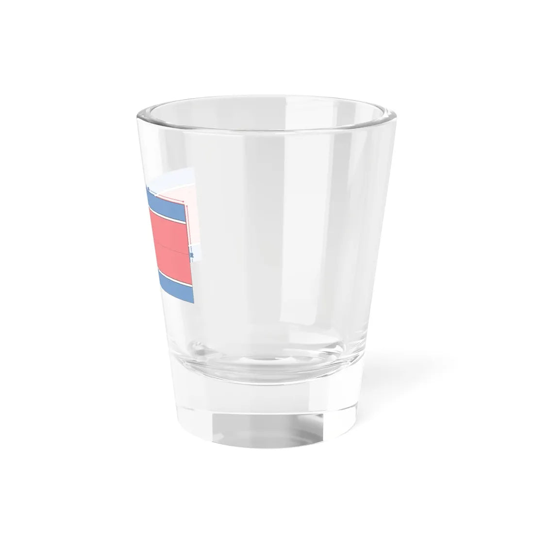 Flag of North Korea Construction sheet (Korea) Shot Glass 1.5oz - Go Mug Yourself