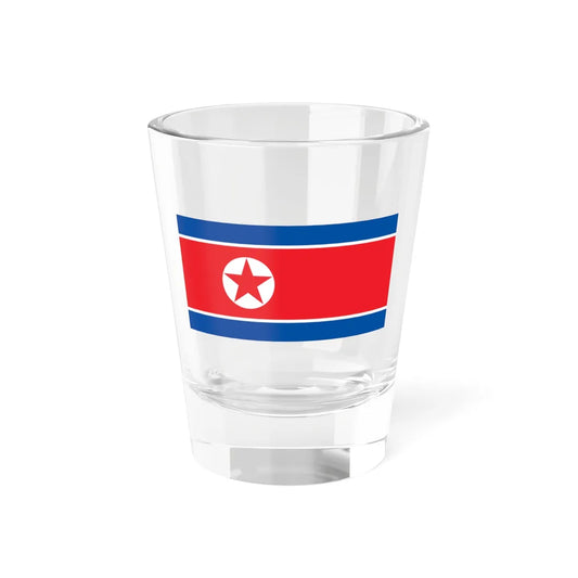 Flag of North Korea (Korea) Shot Glass 1.5oz 1.5oz - Go Mug Yourself