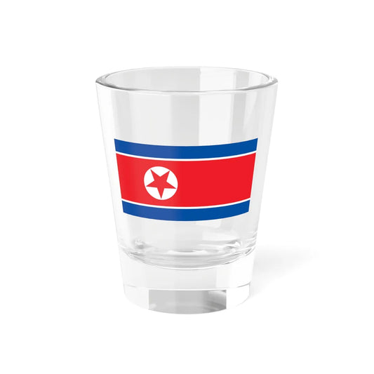 Flag of North Korea upside down (Korea) Shot Glass 1.5oz 1.5oz - Go Mug Yourself