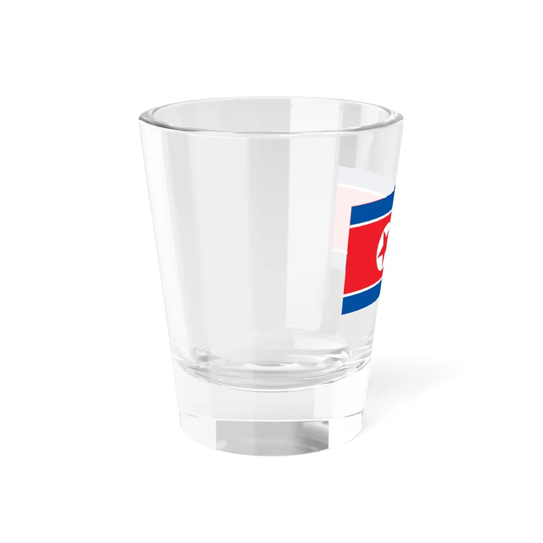 Flag of North Korea upside down (Korea) Shot Glass 1.5oz - Go Mug Yourself