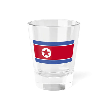 Flag of North Korea WFB 2004 (Korea) Shot Glass 1.5oz 1.5oz - Go Mug Yourself