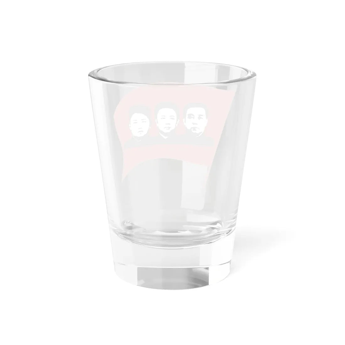Flag of North Korean leaders (Korea) Shot Glass 1.5oz - Go Mug Yourself