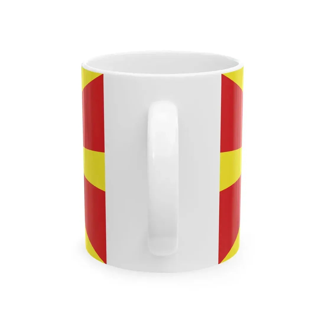 Flag of North Macedonia (North Macedonia) White Coffee Mug - Go Mug Yourself