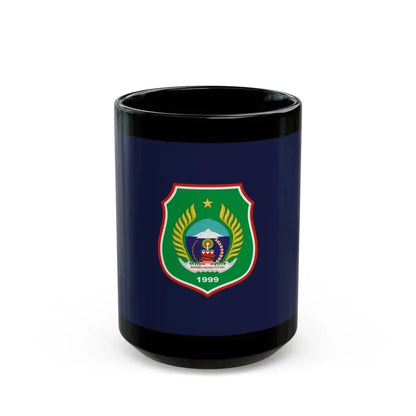 Flag of North Maluku Indonesia - Black Coffee Mug 15oz - Go Mug Yourself